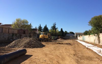 Travaux en cours « Jardin des Roses » Narbonne
